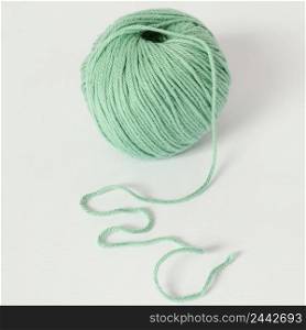 top view wool knitting 3