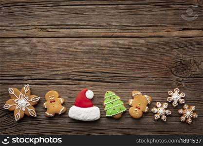 top view xmas decoration with copy space. Resolution and high quality beautiful photo. top view xmas decoration with copy space. High quality and resolution beautiful photo concept