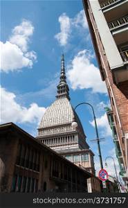 Torino architecture attraction tower with cinema museum