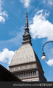 Torino architecture attraction tower with cinema museum