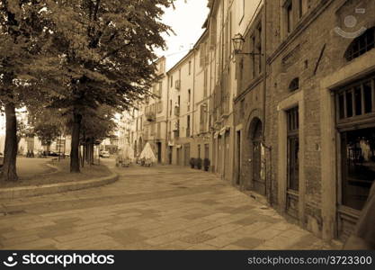 Torino historical streets and galleries in Ital vacation