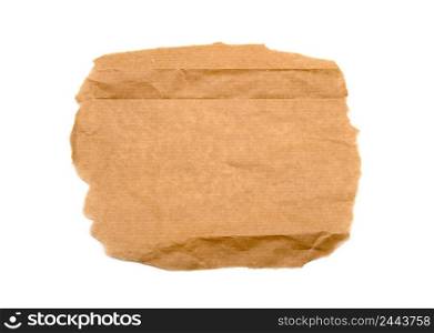 Torn paper, isolated on white background.