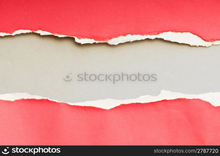 Torn paper with space for your message