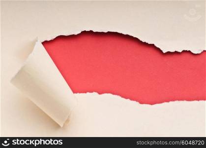 Torn paper with space for your message