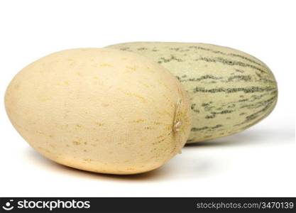 torped melon isolated on white