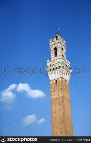 Torre del Mangia tower in Siena, Itlay.