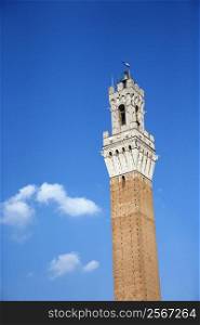 Torre del Mangia tower in Siena, Itlay.