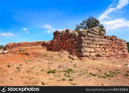 Torrejon de Gatova ruins of Iberians in Spain from V to II century before Christ. Torrejon de Gatova ruins from Iberians in Spain