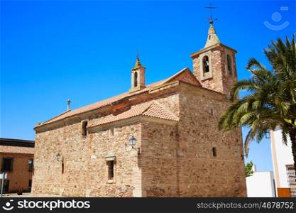 Torremejia church near Merida in Extremadura Spain by via de la Plata way