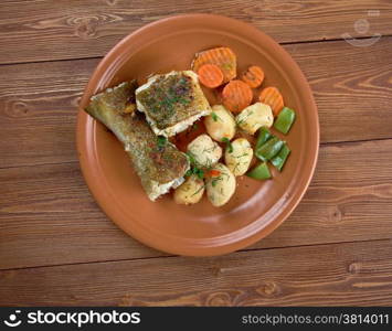 Torsk - homemade grilled codfish and vegetables