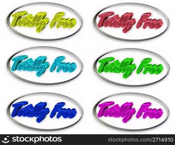 Totally Free (Disks) - Generic for any free products / services - Printed / Internet Advertising