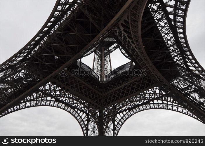 Tour Eiffel meaning Eiffel Tower in Paris, France. Tour Eiffel in Paris