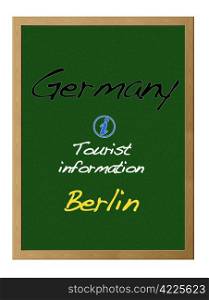 Tourist information, Germany.