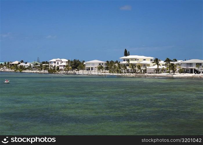 Tourist resort at the waterfront, Florida Keys, Florida, USA