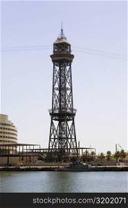 Tower at the waterfront, Barcelona, Spain
