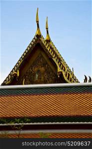 tower bangkok in the temple thailand abstract cross colors roof wat palaces asia sky and colors religion mosaic