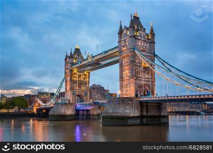 Tower Bridge in the Morning, London, United Kingdom