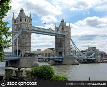 Tower Bridge Landmark in London, United Kingdom.