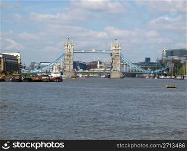 Tower Bridge, London. Tower Bridge on River Thames, London, UK
