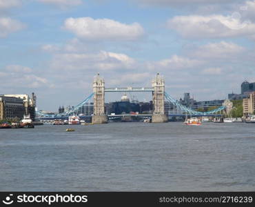 Tower Bridge, London. Tower Bridge on River Thames, London, UK