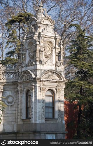 Tower - Entrance of Dolmabache Palace - Close up