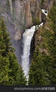 Tower Fall In The Yellowstone National Park,USA
