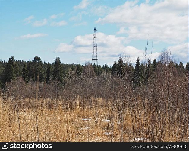 tower in a field