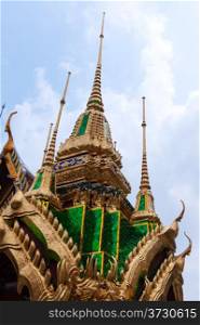 Tower in Wat Phra Keo, Bangkok Thailand