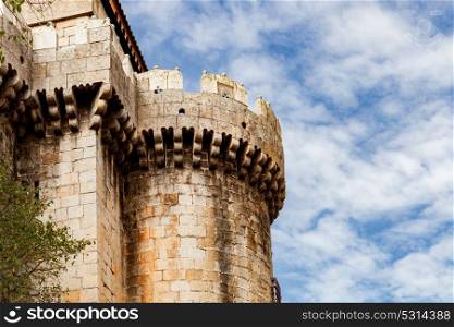Tower of a castle located in the north of Spain