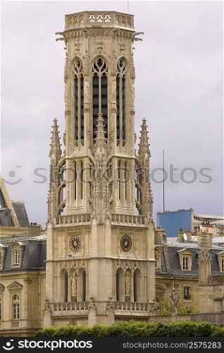 Tower of a church, Paris, France