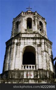 Tower of catholic church in Sebu, Philippines
