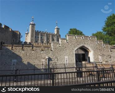 Tower of London. The Tower of London in London, UK