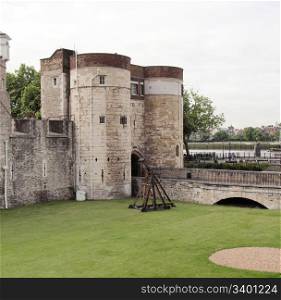 Tower of London. The Tower of London medieval castle and prison