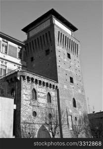 Tower of Settimo. Tower of Settimo Torinese ( Torre Medievale ) medieval castle near Turin