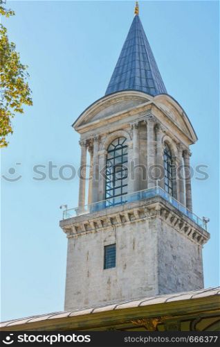 Tower of Topkapi Palace of Istanbul, Turkey