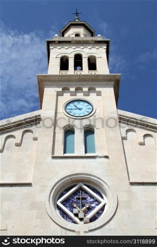 Tower with clock in Split, Croatia