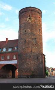 Tower with Gate in Lubsko Poland