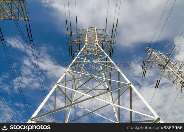 towers for power transmission lines high voltage