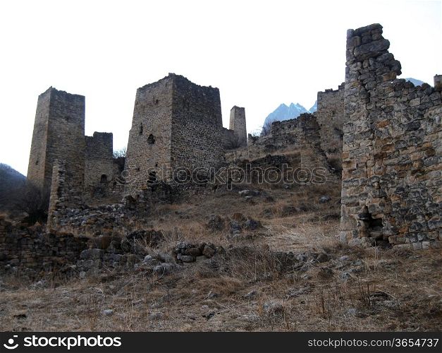 Towers of Ingushetia. Ancient architecture and ruins