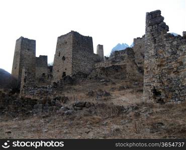 Towers of Ingushetia. Ancient architecture and ruins