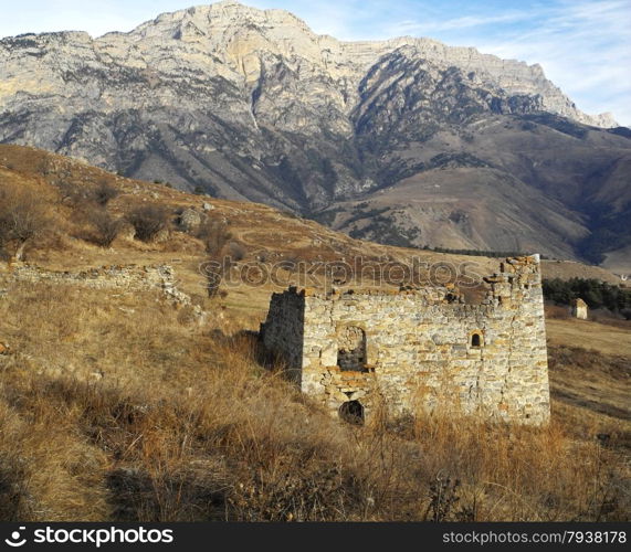 Towers Of Ingushetia. Ancient Architecture And Ruins