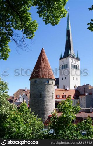 towers of old city