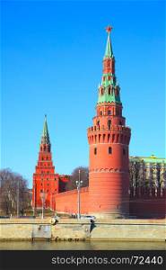 Towers of the Moscow Kremlin, Russia