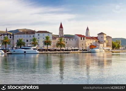 Towers of Trogir UNESCO world heritage site in Dalmatia, Croatia