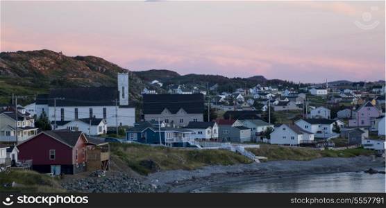 Town along the coast, Twillingate, South Twillingate Island, Newfoundland And Labrador, Canada