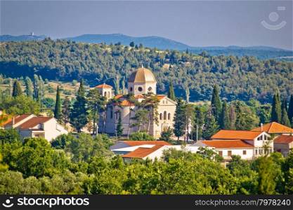 Town of Benkovac church view, Dalmatia, Croatia