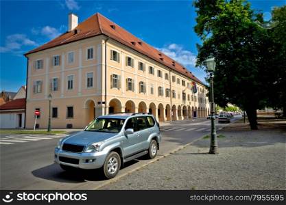 Town of Bjelovar square architecture , Croatia