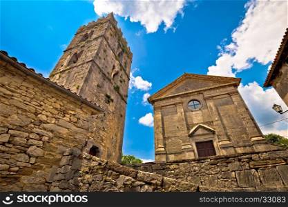 Town of Hum old stone landmark, Istria, Croatia