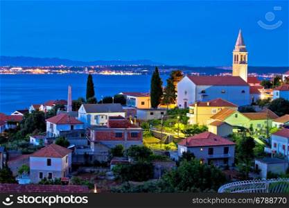 Town of Kali on Ugljan island evening view, Dalmatia, Croatia