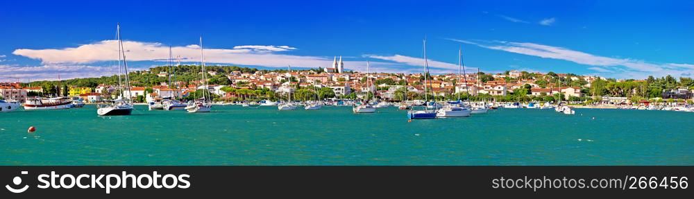 Town of Medulin waterfront panoramic view, Istria region of Croatia